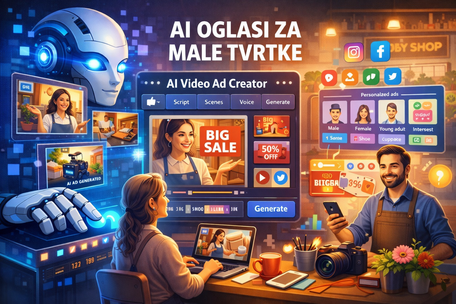 Zašto su AI Oglasi Game Changer za Male Tvrtke